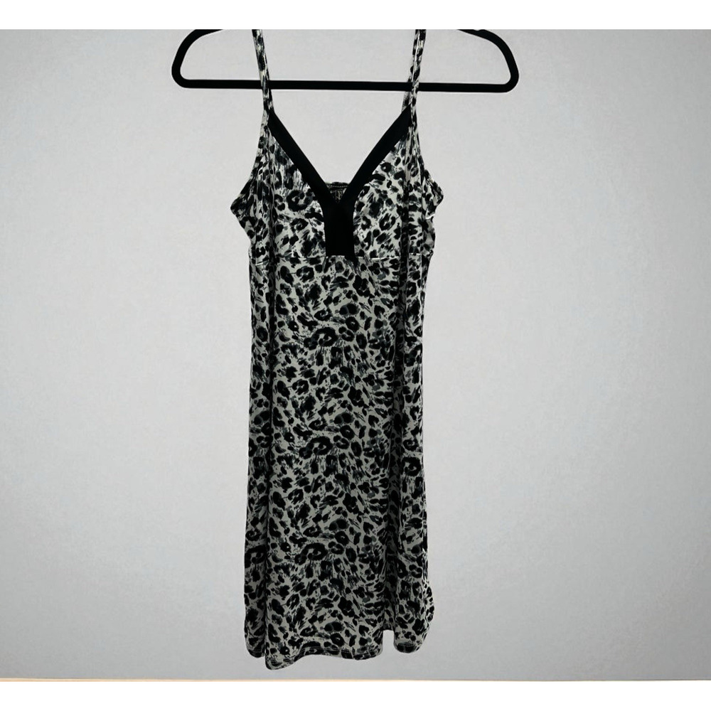 Marilyn Monroe Babydoll Nightgown Slip Dress Women's Size M Coquette Leopard